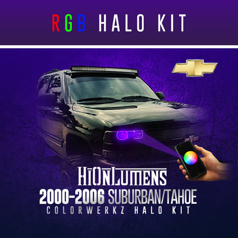 2000-2006 Suburban/Tahoe (Full Kit) RGB Halo Kit