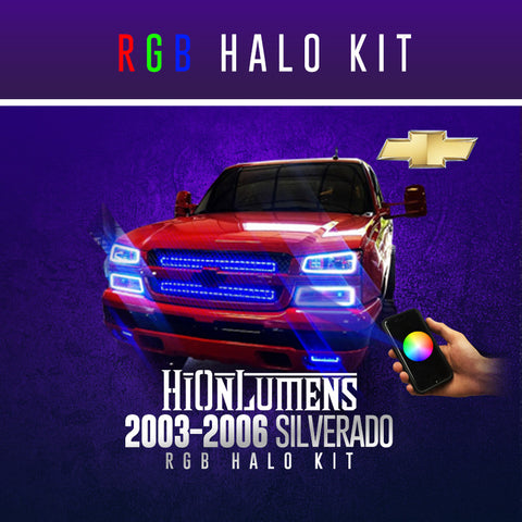 2003-2006 Silverado (Full Kit) RGB Halo Kit