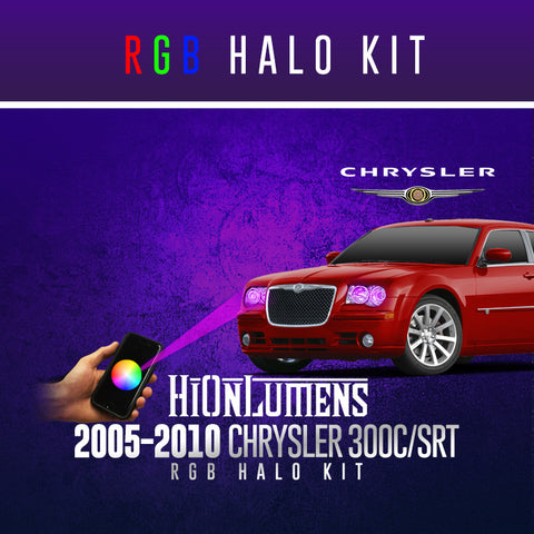 2005-2010 Chrysler 300C/SRT RGB Halo Kit