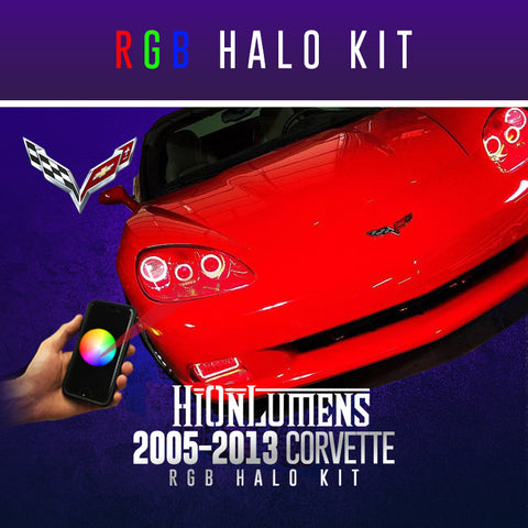 2005-2013 Chevrolet Corvette RGB Halo Kit