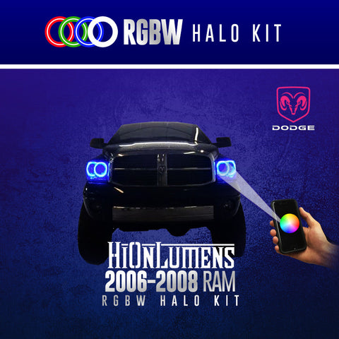 2006-2008 Dodge Ram RGBW Halo Kit