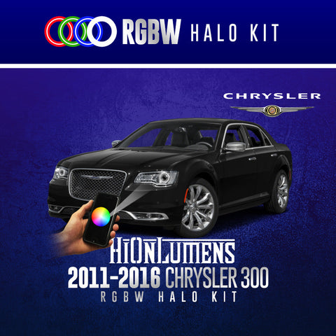 2011-2016 Chrysler 300 RGBW Halo Kit