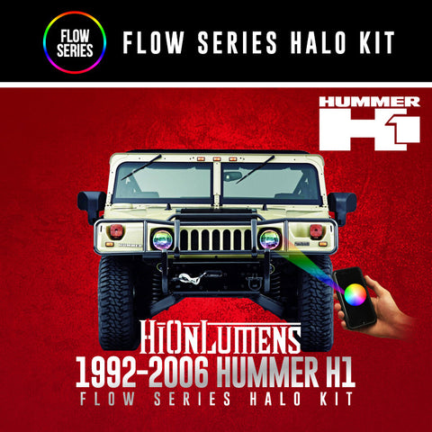 1992-2006 Hummer H1 Flow Series Halo kit