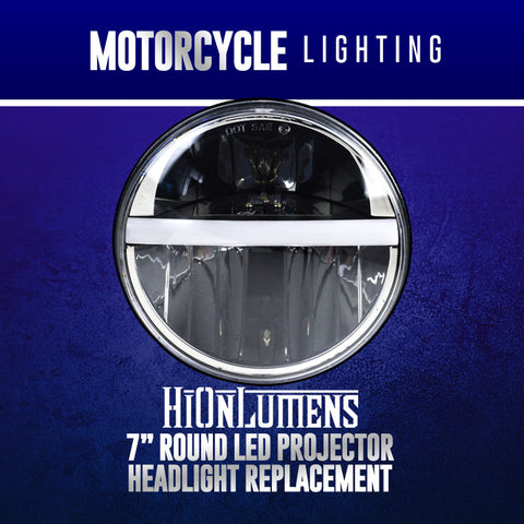 7" Round LED Projector Headlight Replacement