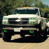 03-07 Chevrolet Silverado 4 Ring & Top & Bottom Perimeter Halo Headlight Build