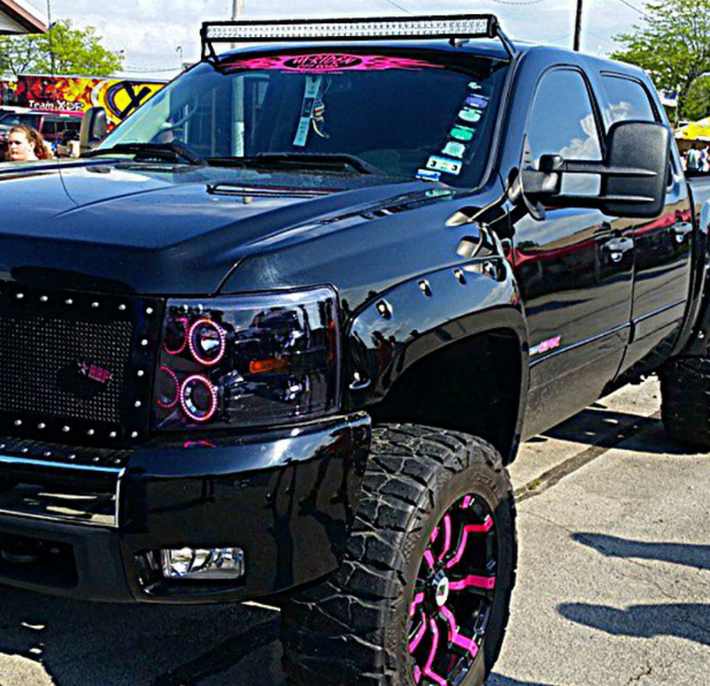 07-13 Chevrolet Silverado Headlight Halo Build