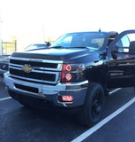 07-13 Chevrolet Silverado Headlight Halo Build