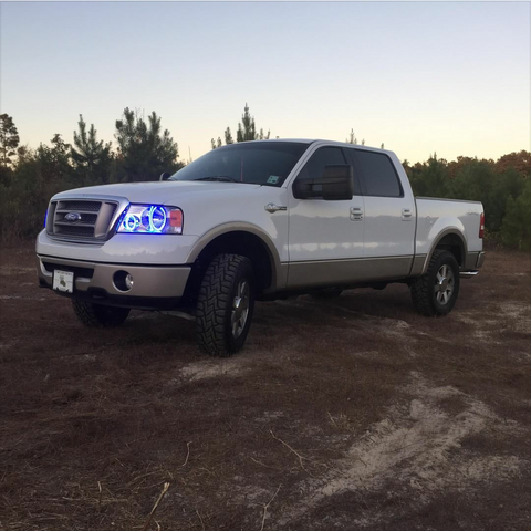 04-08 Ford F150 Headlight Halo Build