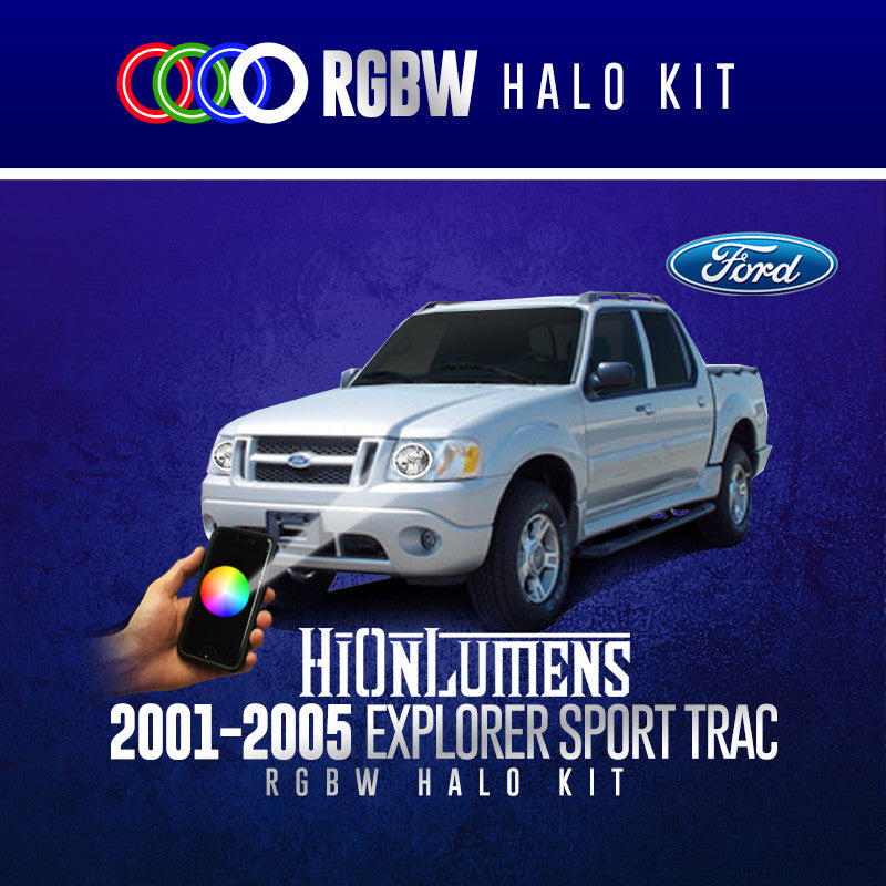 2001-2005 Ford Explorer Sport Trac RGBW Halo Kit