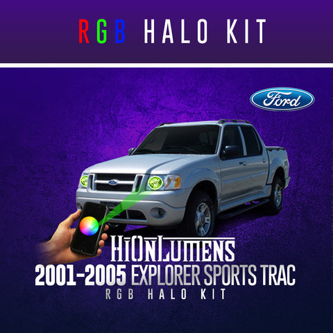 2001-2005 Ford Explorer Sport Trac RGB Halo Kit