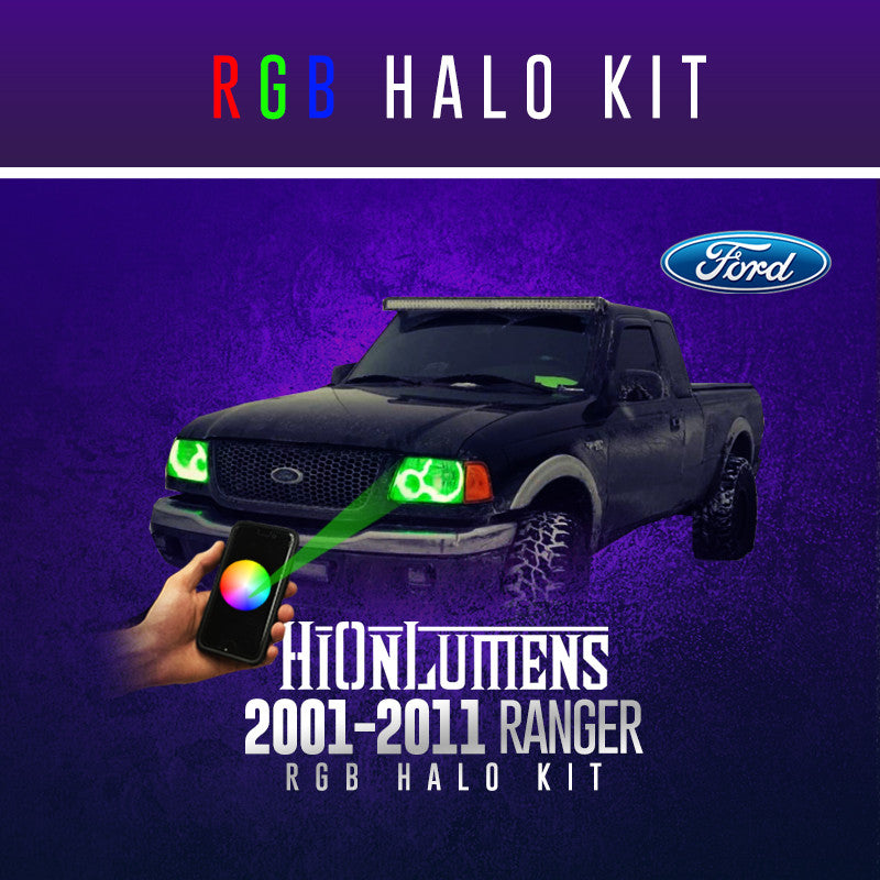 2001-2011 Ford Ranger RGB Halo Kit