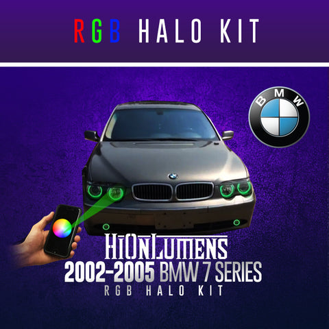 2002-2005 BMW 7 Series RGB Halo Kit