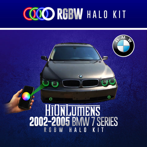 2002-2005 BMW 7 Series RGBW Halo Kit