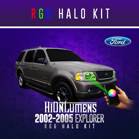2002-2005 Ford Explorer RGB Halo Kit