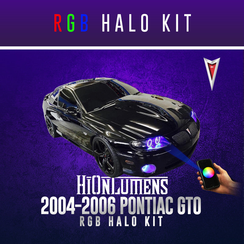 2004-2006 Pontiac GTO RGB Halo Kit