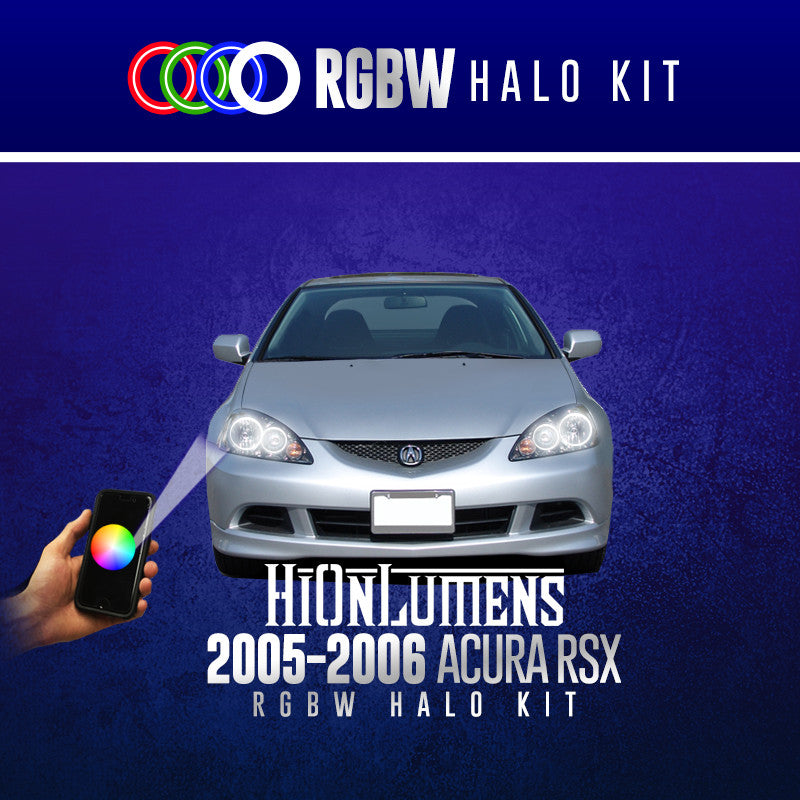 2005-2006 Acura RSX RGBW Halo Kit
