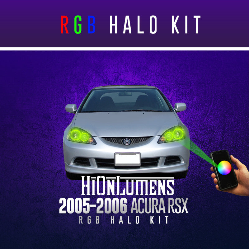2005-2006 Acura RSX RGB Halo Kit