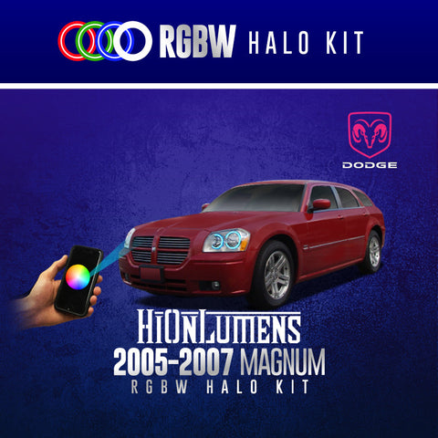 2005-2007 Dodge Magnum RGBW Halo Kit