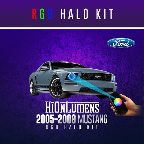 2005-2009 Ford Mustang RGB Halo Kit
