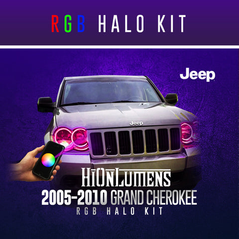 2005-2010 JEEP Grand Cherokee RGB Halo Kit