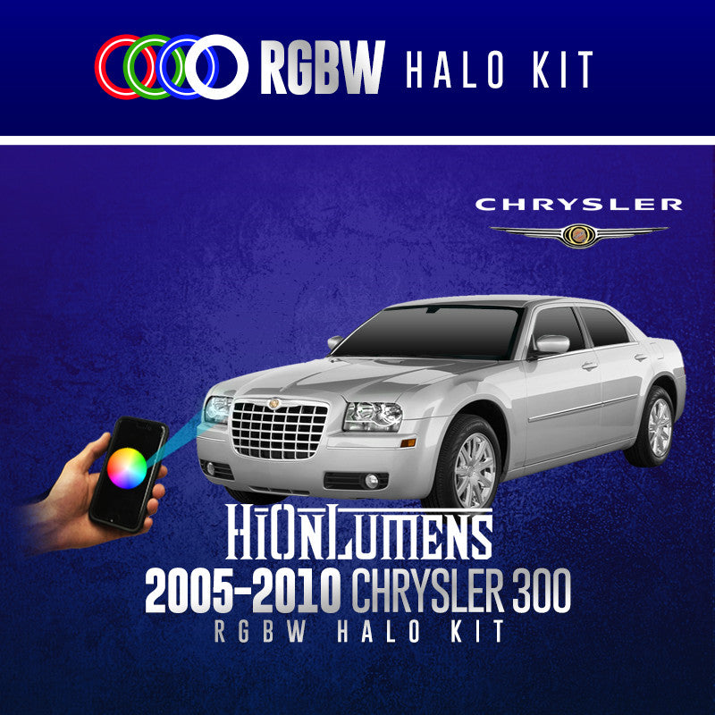 2005-2010 Chrysler 300 RGBW Halo Kit