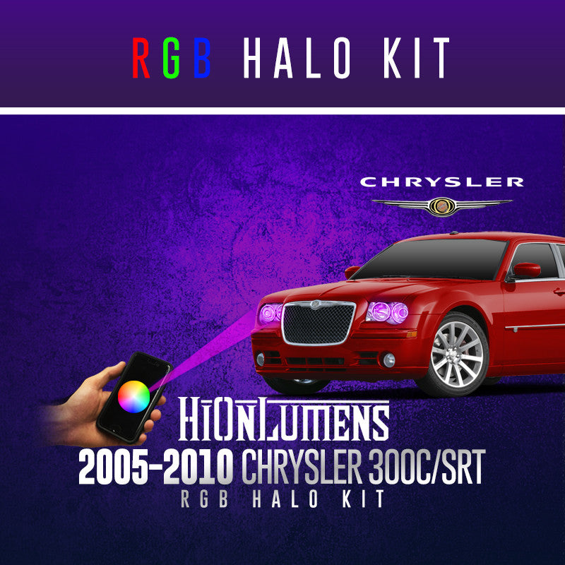 2005-2010 Chrysler 300C/SRT RGB Halo Kit