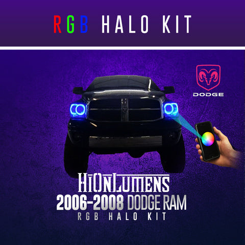 2006-2008 Dodge Ram RGB Halo Kit