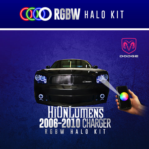 2006-2010 Dodge Charger RGBW Halo Kit