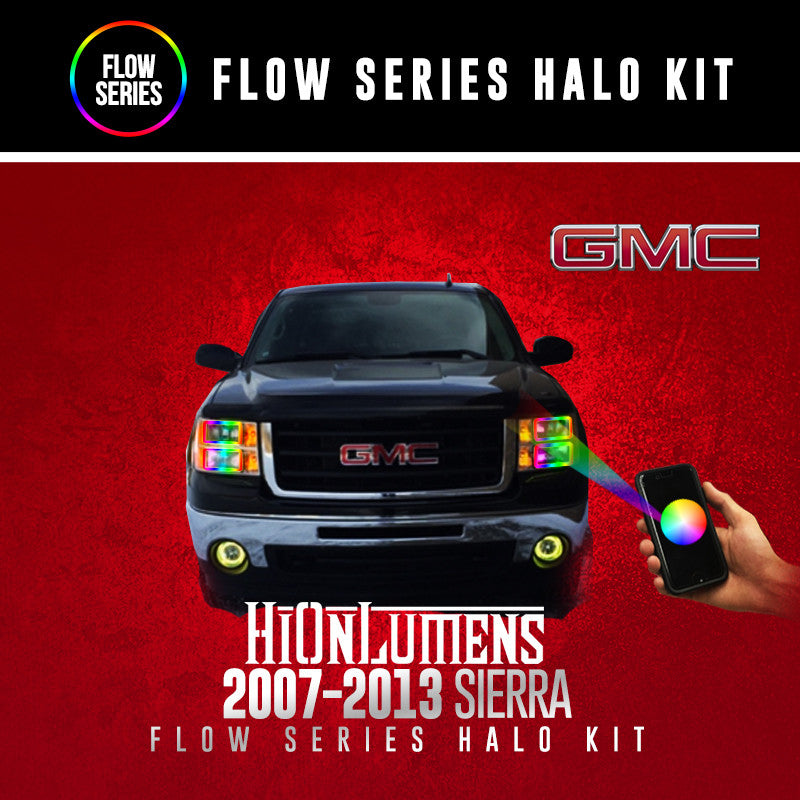 2007-2013 GMC Sierra Flow Series Halo Kit