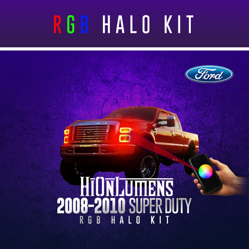2008-2010 Ford Super Duty RGB Halo Kit