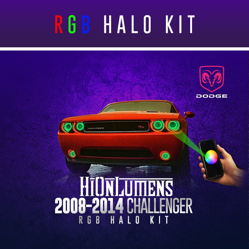 2008-2014 Dodge Challenger RGB Halo Kit