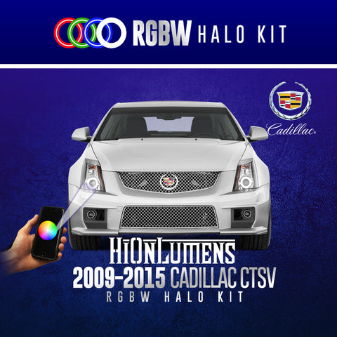 2009-2015 Cadillac CTSV RGBW Halo Kit