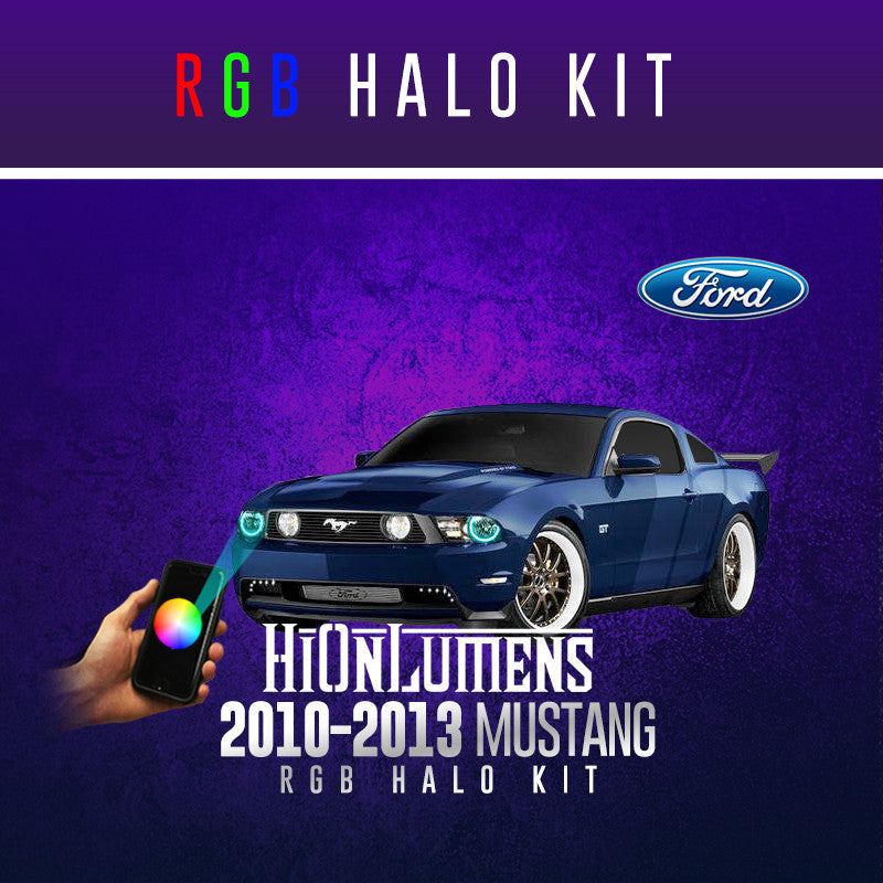 2010-2013 Ford Mustang RGB Halo Kit
