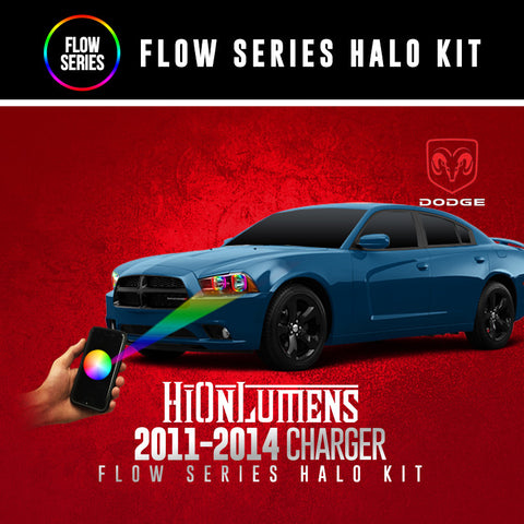 2011-2014 Dodge Charger Flow Series Halo Kit