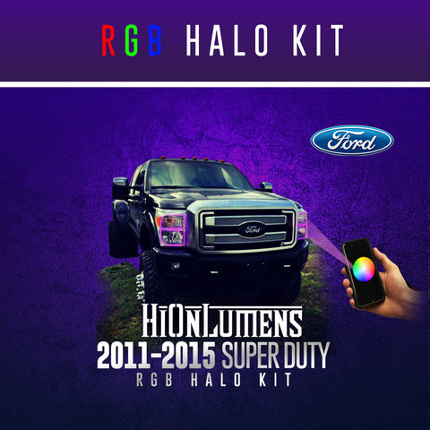 2011-2015 Ford F-250 RGB Halo Kit