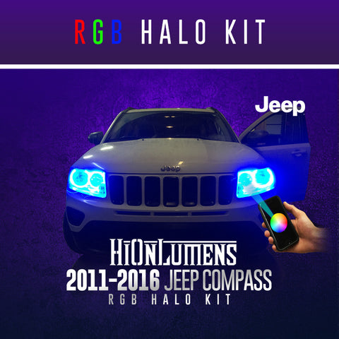2011-2016 Jeep Compass RGB Halo Kit