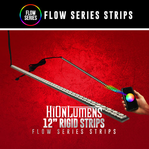 12" Flow Series Rigid Strips