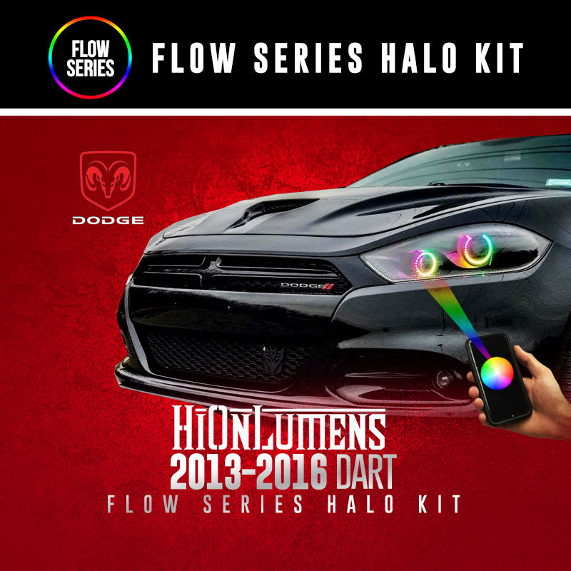 2013-2016 Dodge Dart Flow Series Halo Kit