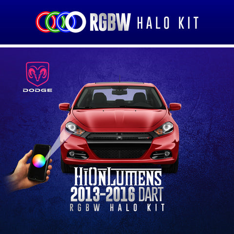 2013-2016 Dodge Dart RGBW Halo Kit