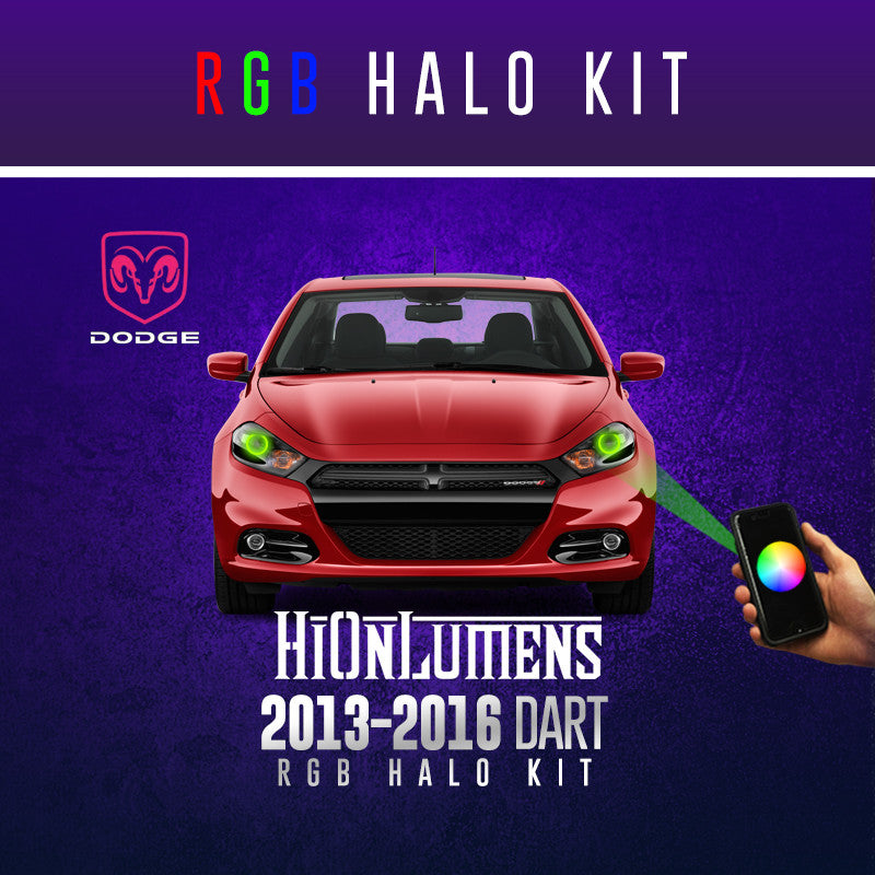 2013-2016 Dodge Dart RGB Halo Kit