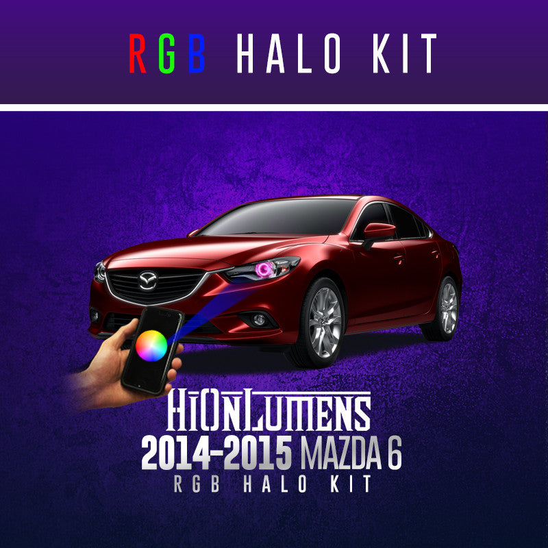 2014-2015 Mazda 6 RGB Halo Kit