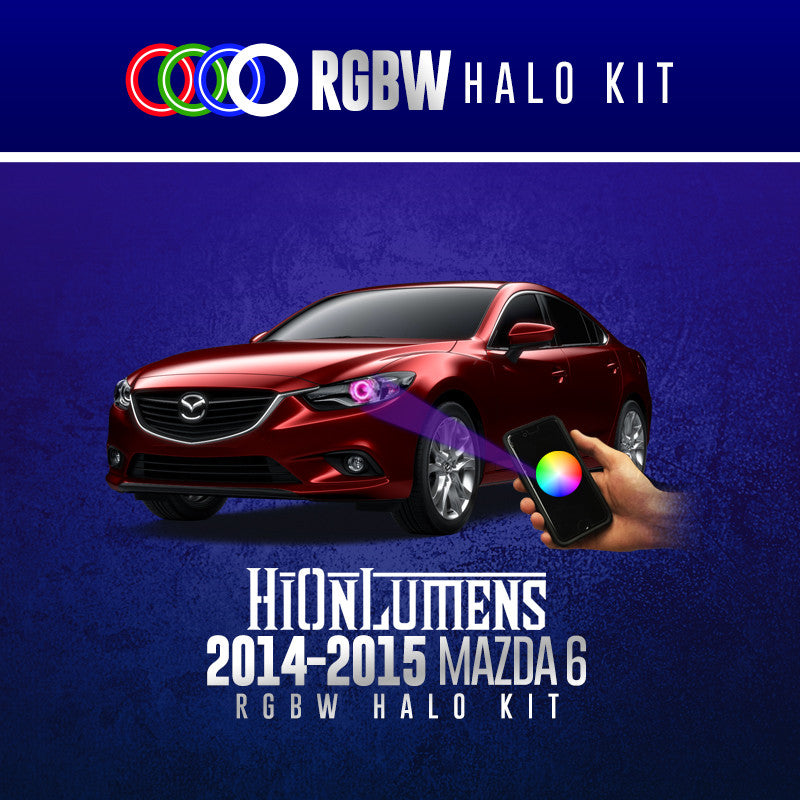 2014-2015 Mazda 6 RGBW Halo Kit