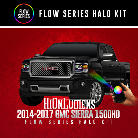 2014-2017 GMC Sierra 1500 Flow Series Halo Kit