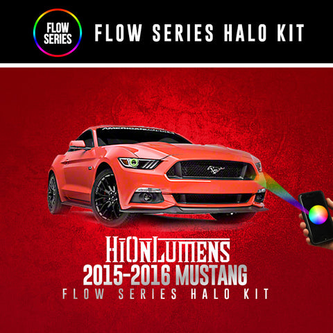 2015-2016 Ford Mustang Flow Series Halo kit