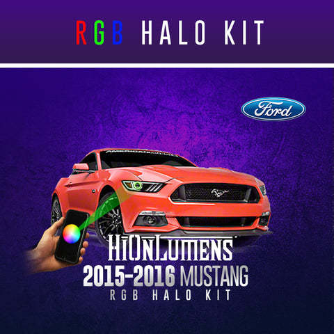 2015-2016 Ford Mustang RGB Halo Kit