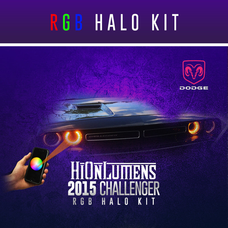 2015-2016 Dodge Challenger RGB Halo Kit
