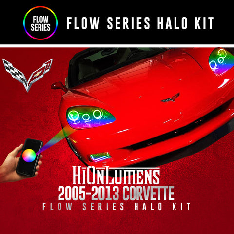 2005-2013 Chevrolet Corvette Flow Series Halo Kit