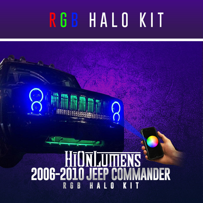 2006-2010 Jeep Commander RGB Halo Kit