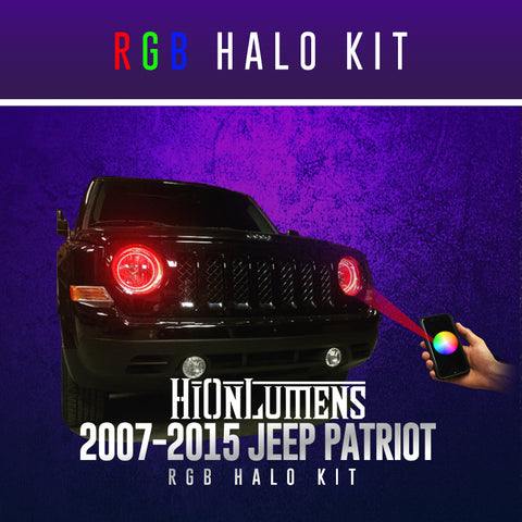 2007-2015 Jeep Patriot RGB Halo Kit