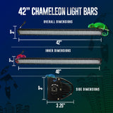 42" Chameleon Series Light Bar (RGB)